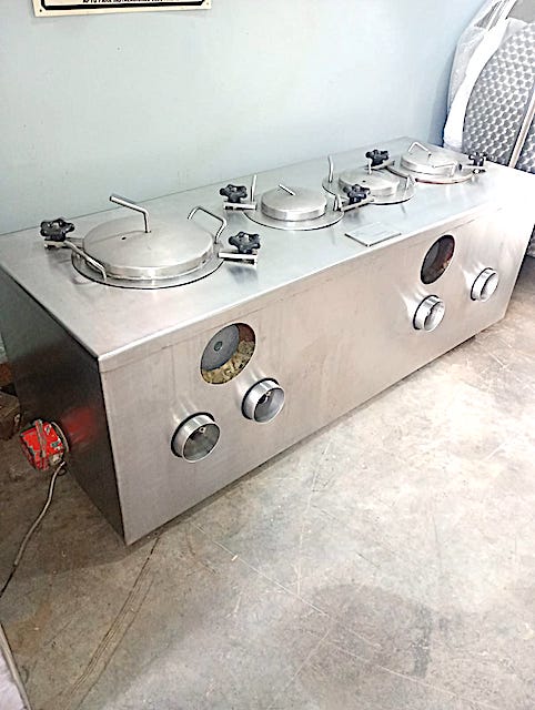 PAUSTERIZADOR CONSTRUIDO EN ACERO INOXIDABLE #10914