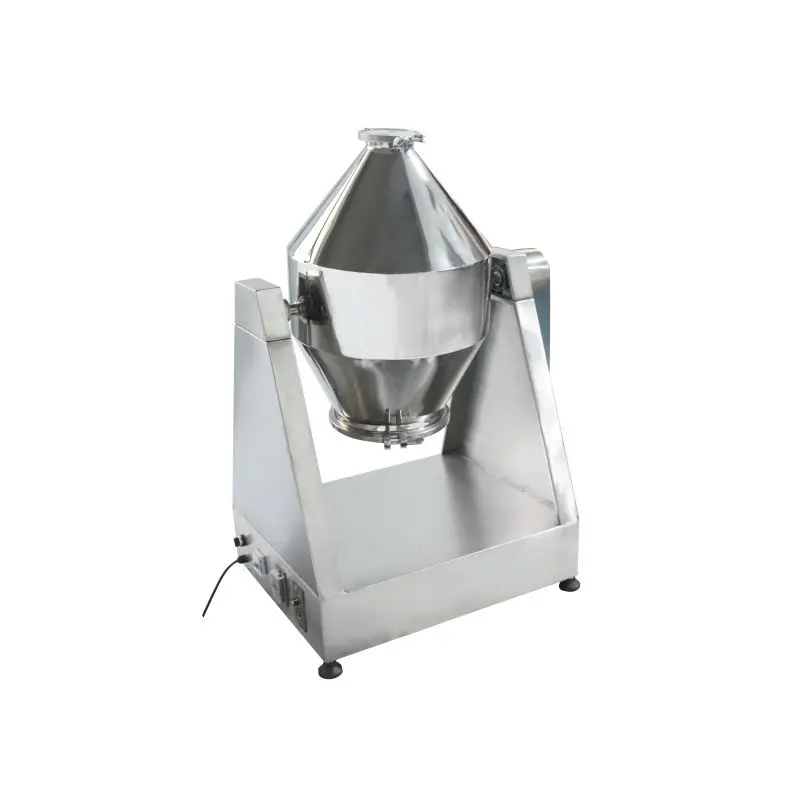 MEZCLADORA PARA SOLIDOS DOBLE CONO 30 LITROS ACERO INOXIDABLE NUEVA #10947