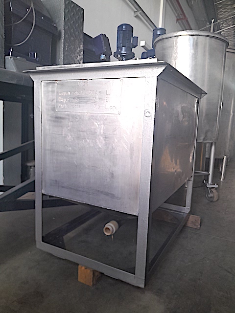 BATEA 700 LITROS ACERO INOXIDABLE #6248