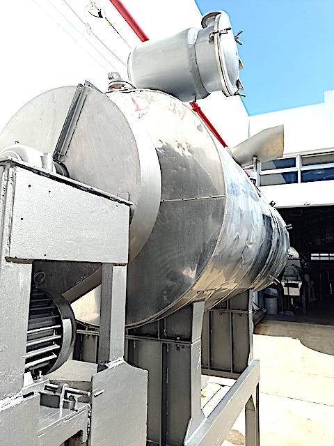 MEZCLADORA A PALETAS ACERO INOXIDABLE 3.000 LITROS #6311