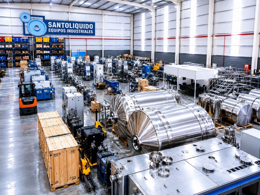 Inventario de equipos industriales usados Santoliquido